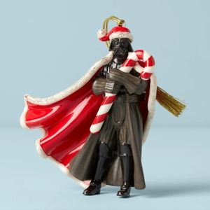 New In Box NIB Lenox Disney Star Wars Darth Vader Candy Cane Holiday Ornament
